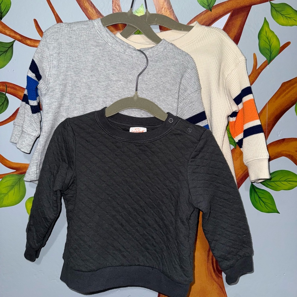 Kids Long-Sleeve Quilted set